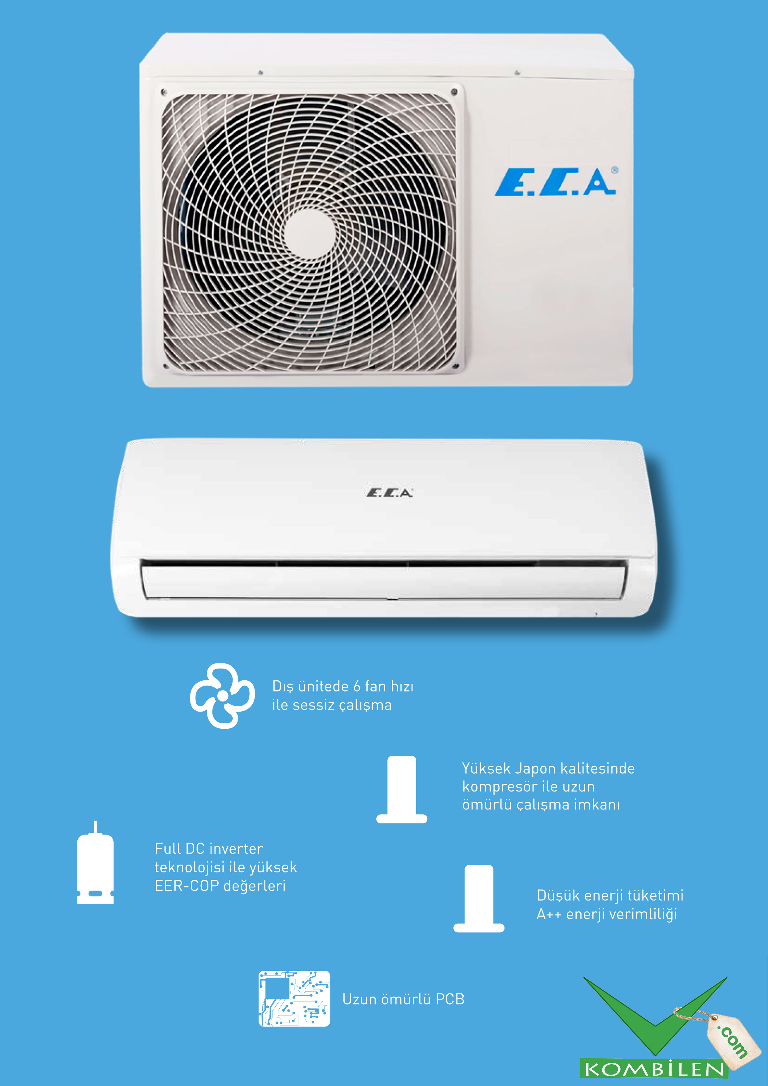 ECA%20SPYLOS%2024.000BTU%20İNVERTER%20KLİMA